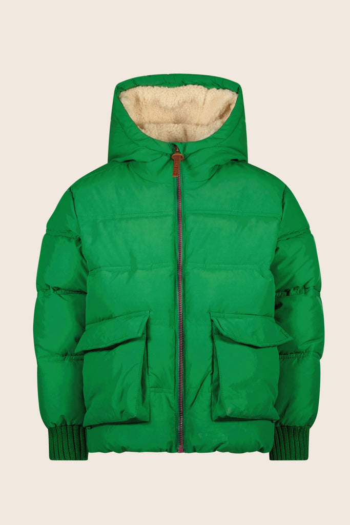 LikeFLO Boys Alec Flo Boys Colored Jacket With Big Front Pockets Green - LikeFlo