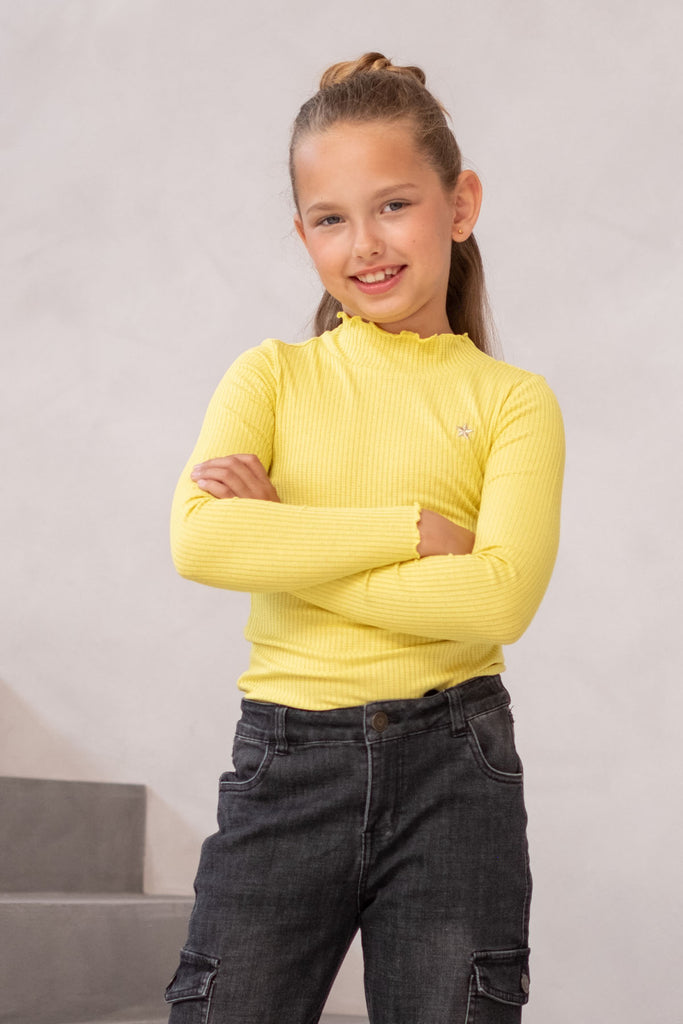 LikeFLO Girls Eef Flo Girls Basic Coll Lemon - LikeFlo