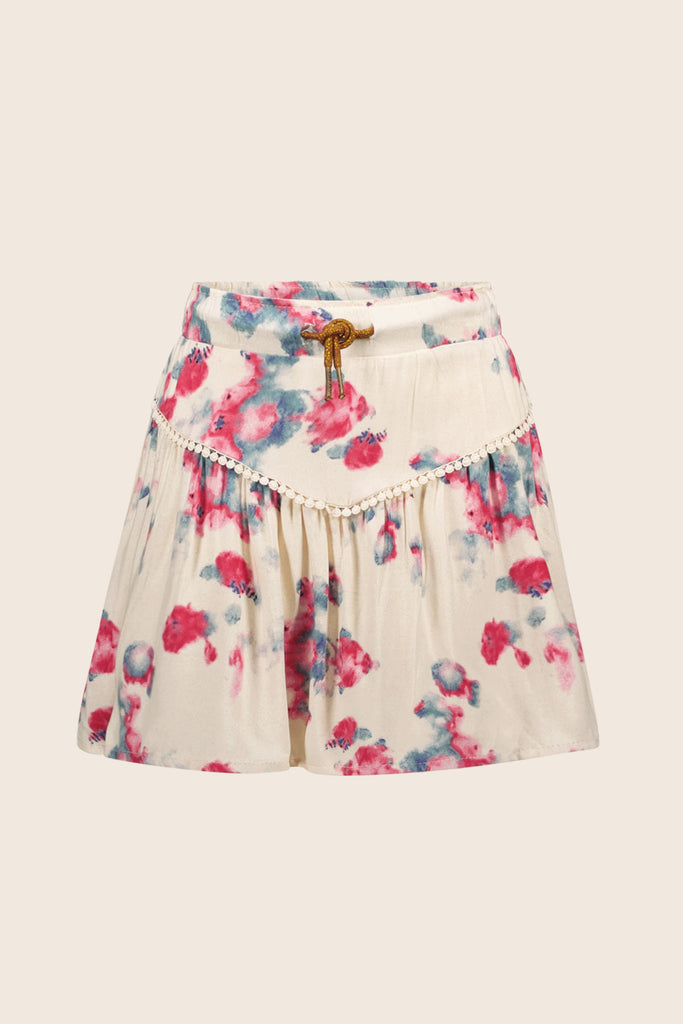 LikeFLO Girls Hind Flo Skirt With String In Wb Faded Drops - LikeFlo