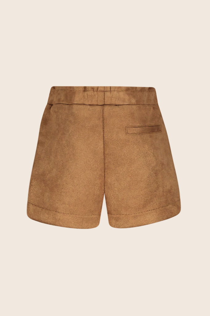 LikeFLO Mini Juna Mini Flo Fake Leather Short Cognac - LikeFlo