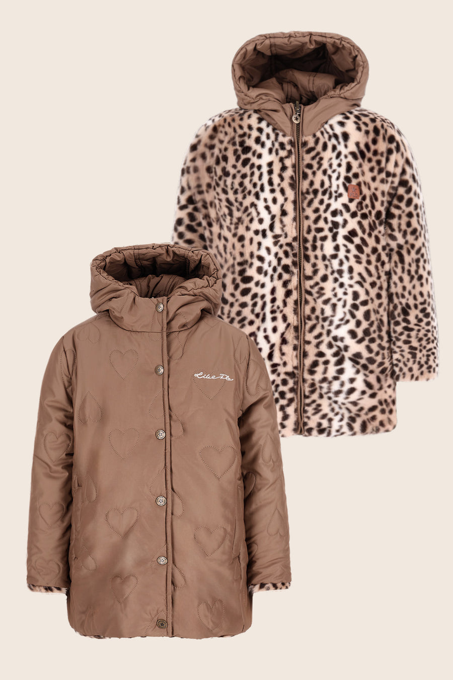 Anna Wendbare Jacke Dunkelbraun