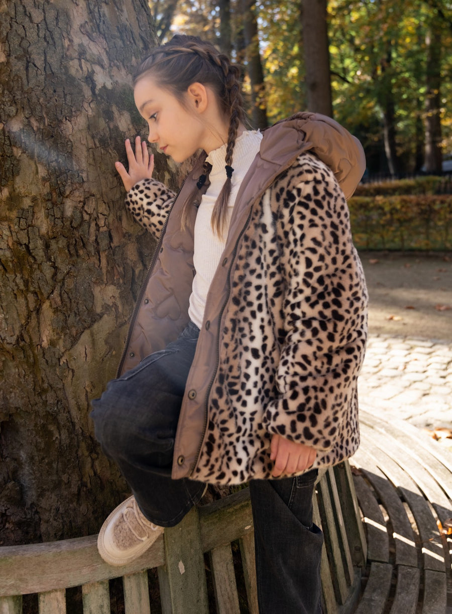 Anna Wendbare Jacke Dunkelbraun