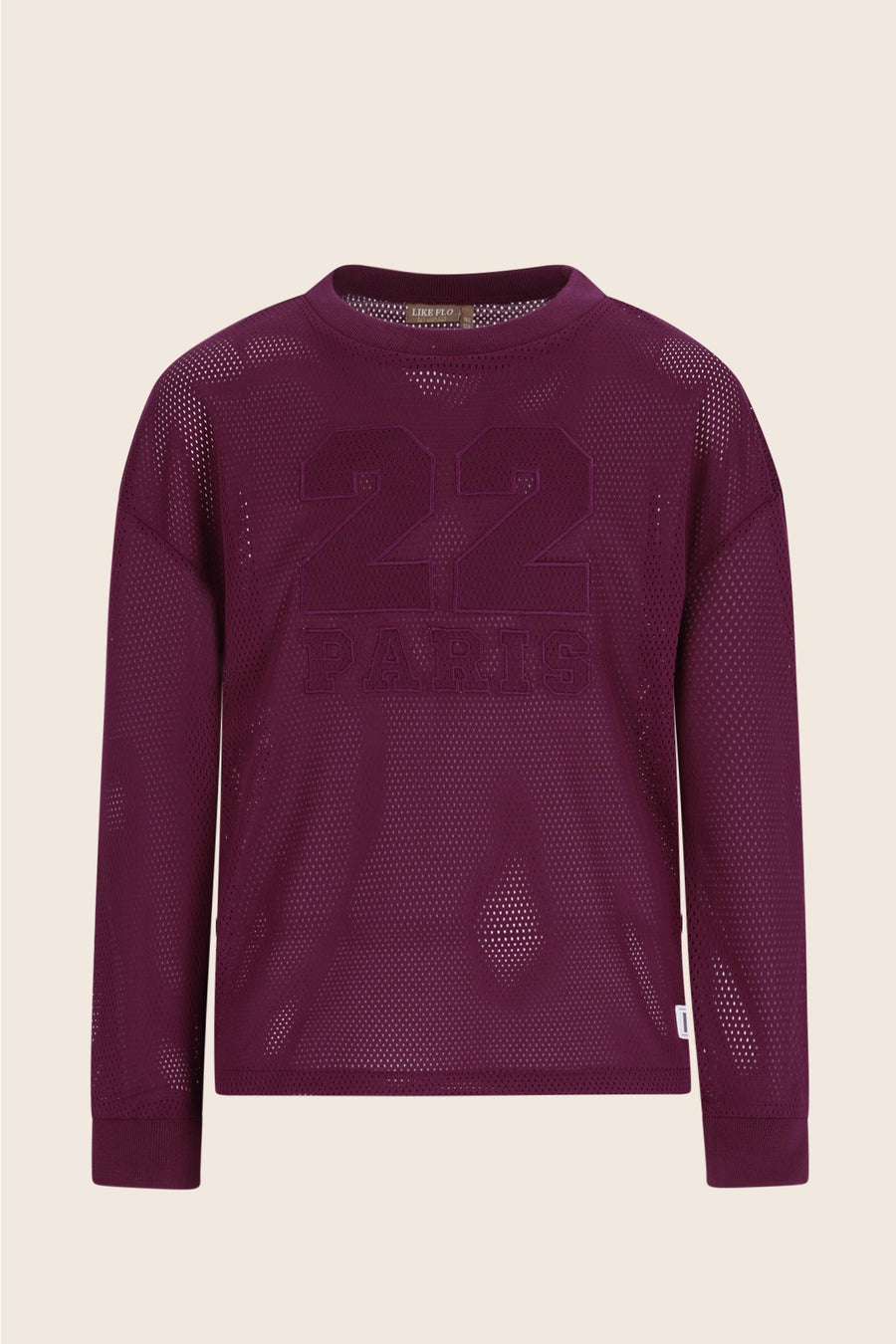 Emi Top Donkerrood