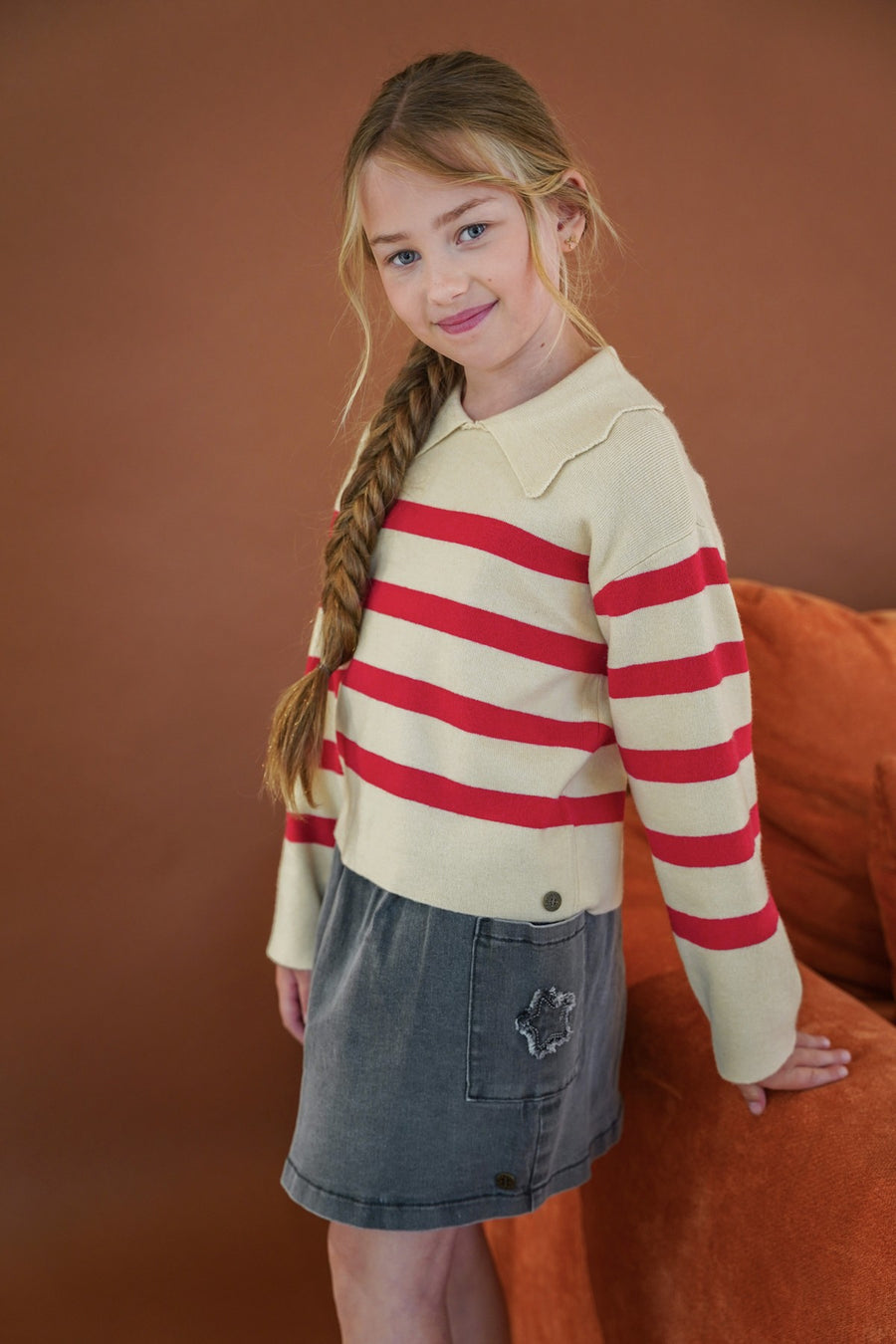 Dena Sweater Red