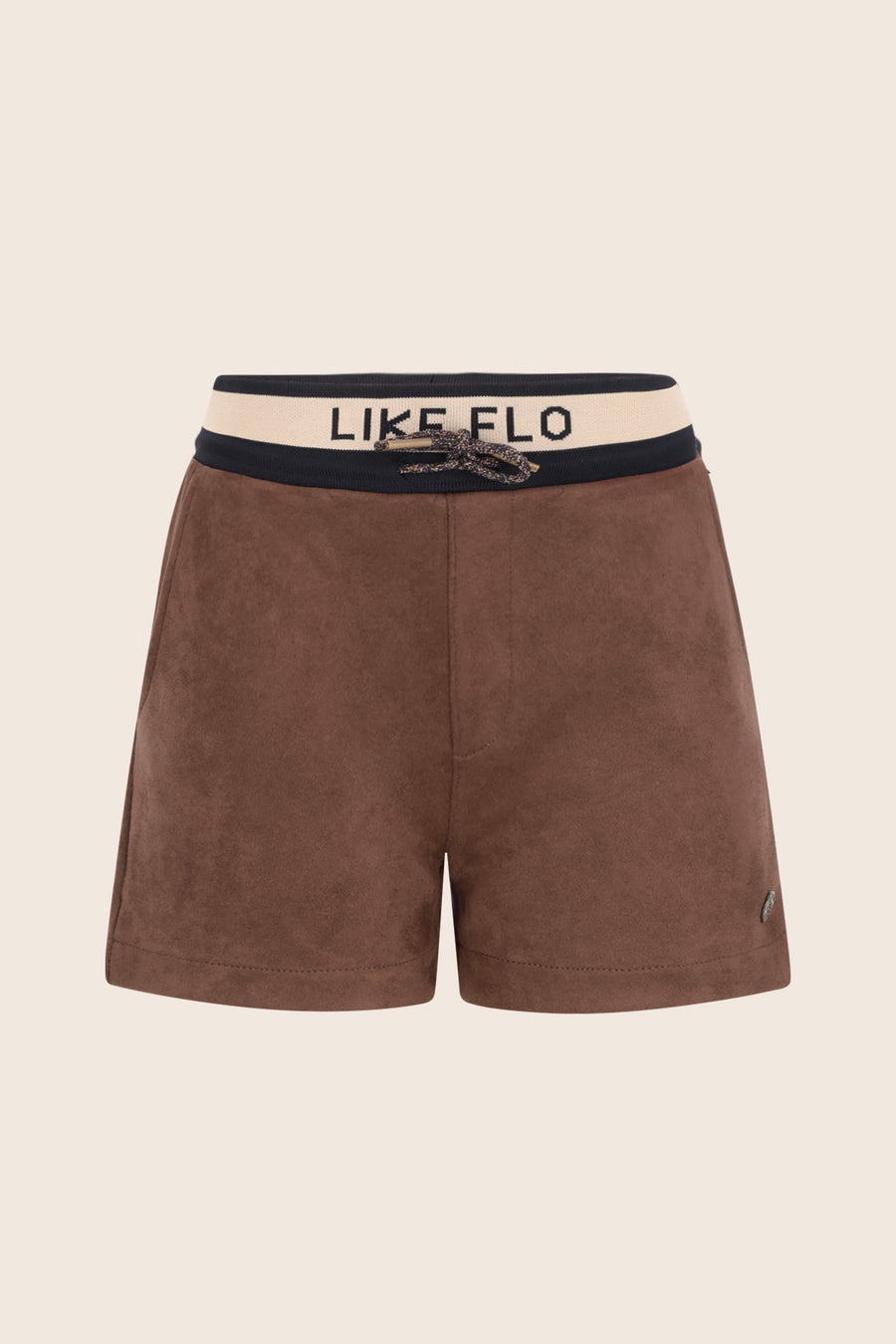 Short Faylinn marron foncé