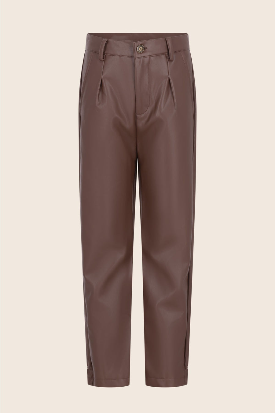 Feyza Pantaloni Marrone scuro