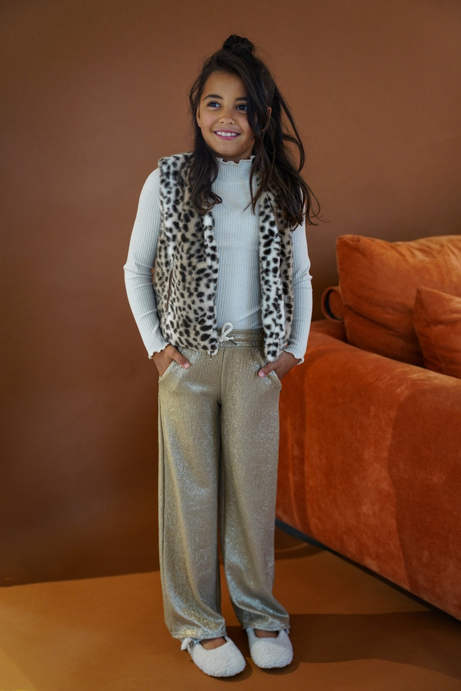 Fenya Pantaloni Oro