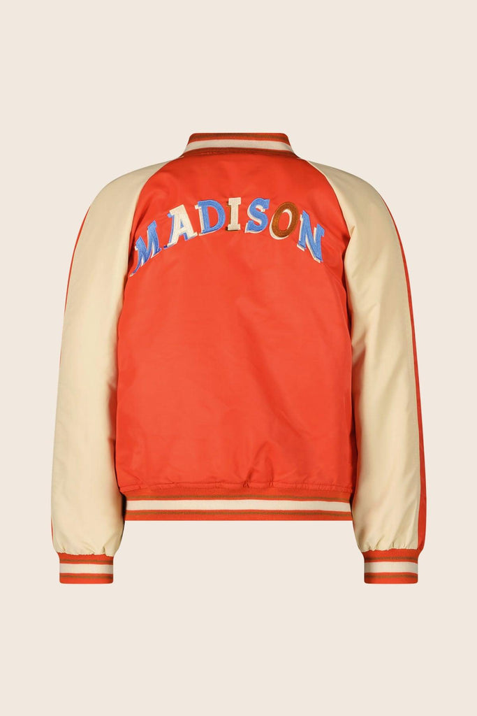 LikeFLO Boys Baseball Jacket Rock Red - LikeFlo