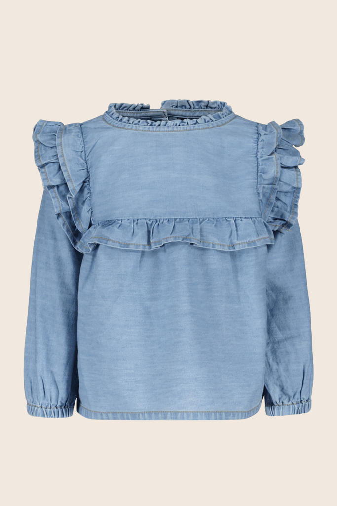 LikeFLO Blouse Chloe Lt Denim - LikeFlo