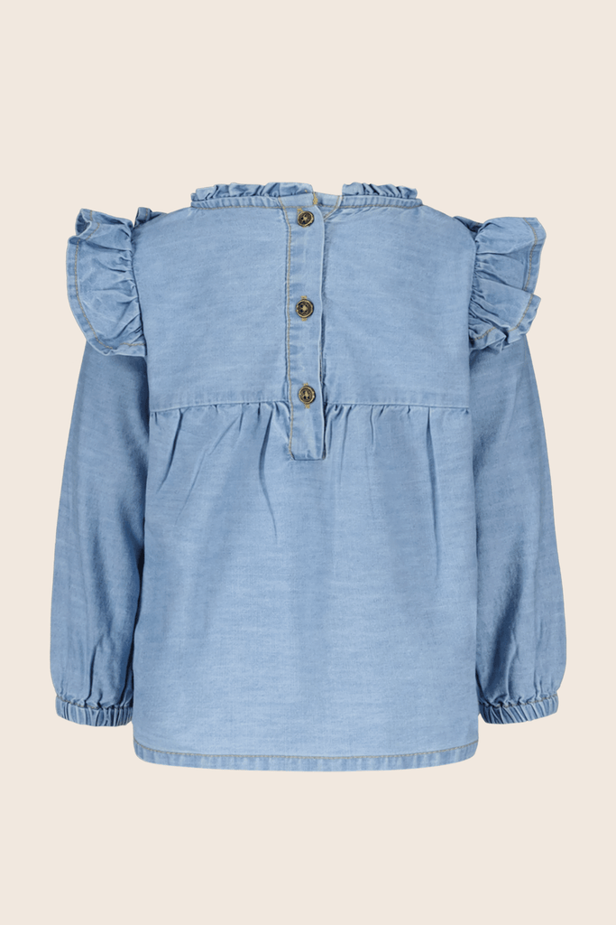 LikeFLO Blouse Chloe Lt Denim - LikeFlo