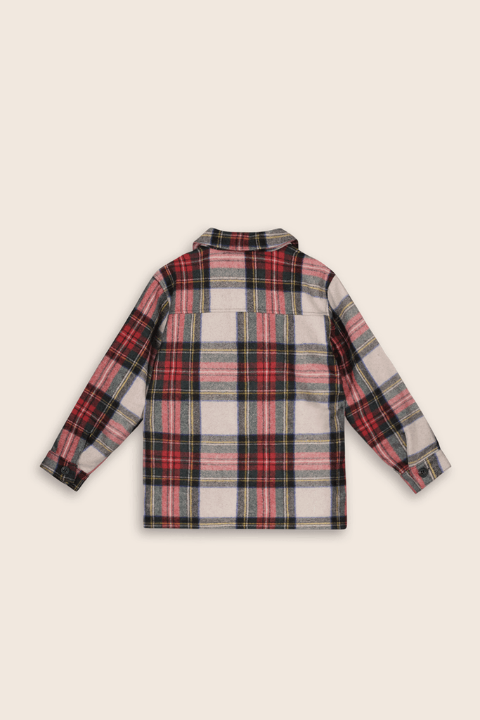 Charlie Ray Blouse Nade Red Check - LikeFlo