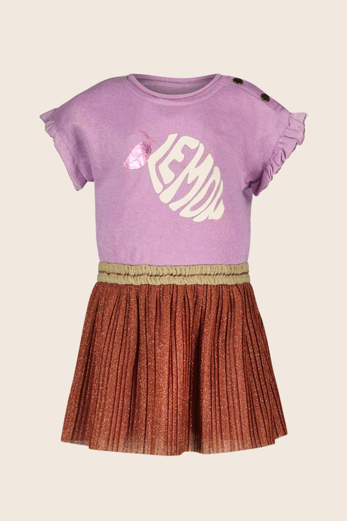 Dress TESS lilac glitter - LikeFlo