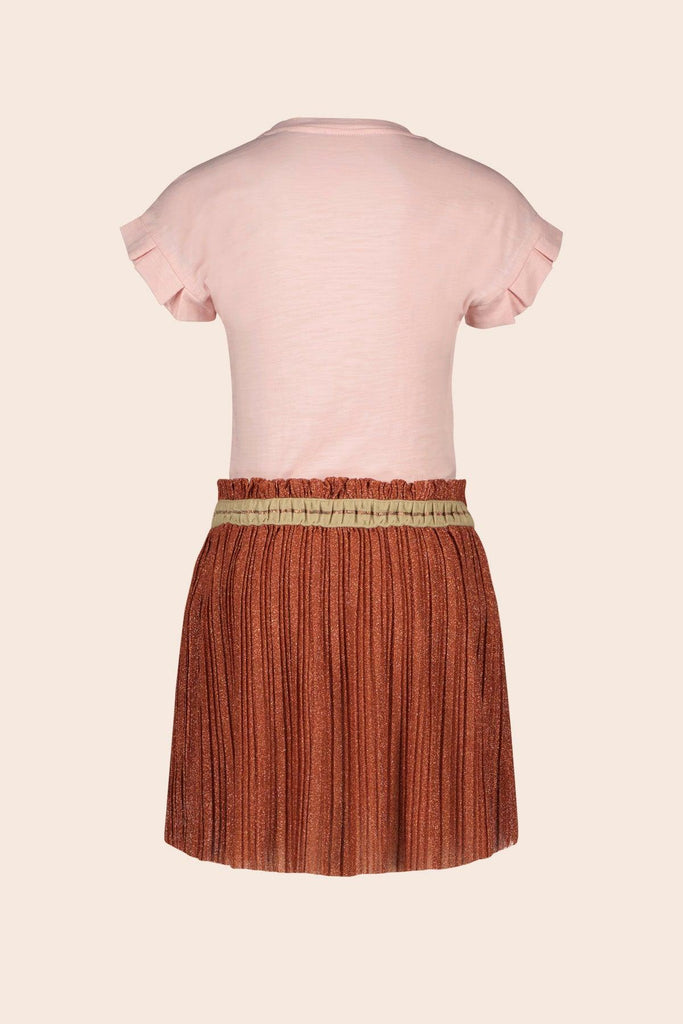 LikeFLO Dress Woven Fancy Skirt Apricot - LikeFlo