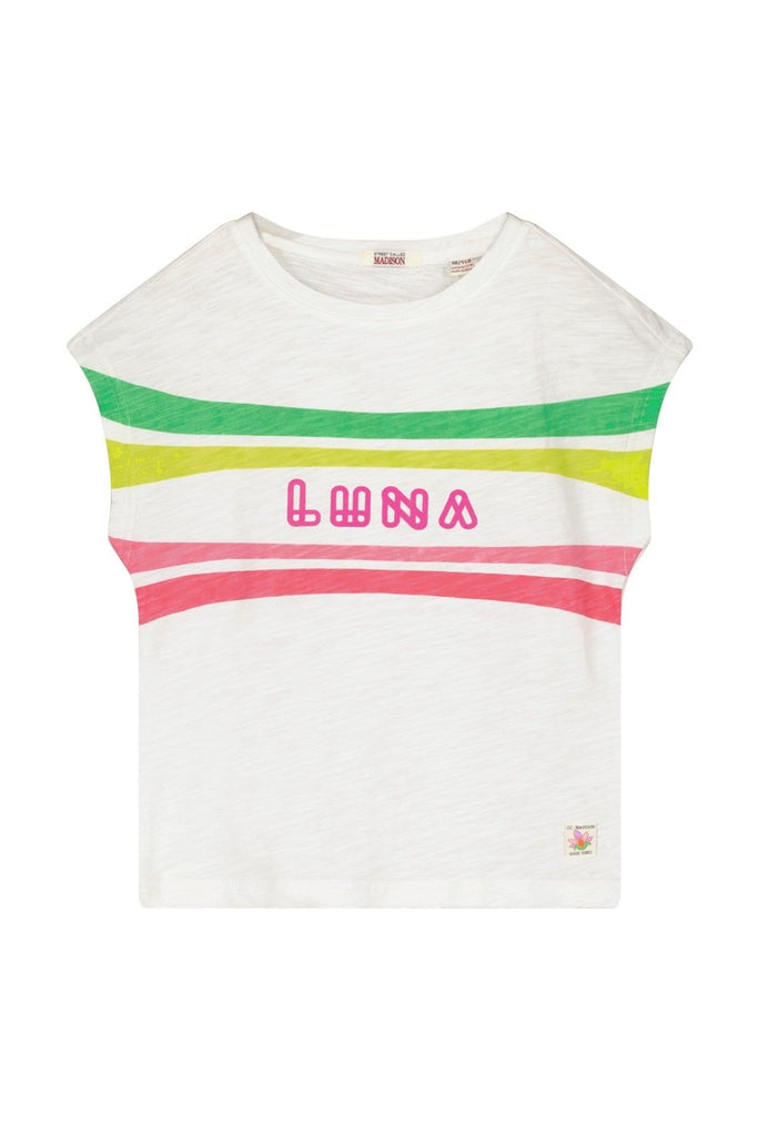 Teen Collab Luna Essential Top Happy Stripe - LikeFlo