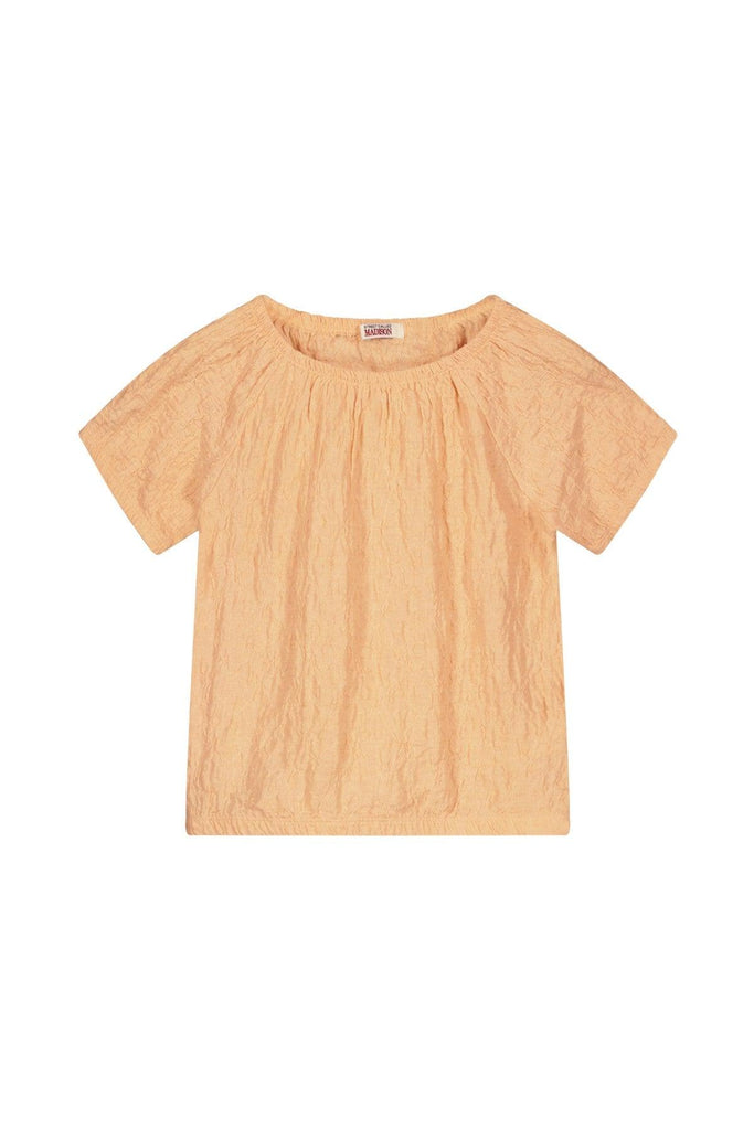 Teen Collab Luna Puffy Sleeve Top Cindy Tea Rose - LikeFlo