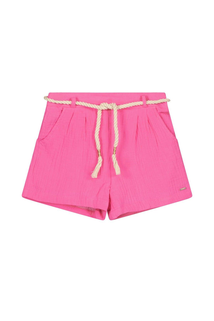 Teen Collab Luna Woven Shorts Lima Pink - LikeFlo