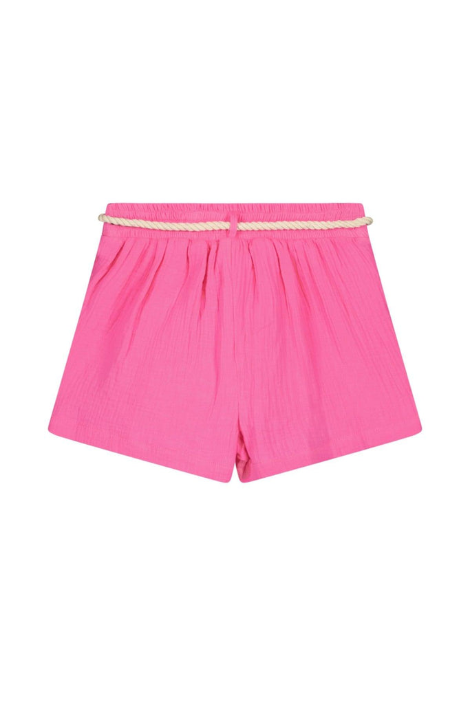 Teen Collab Luna Woven Shorts Lima Pink - LikeFlo