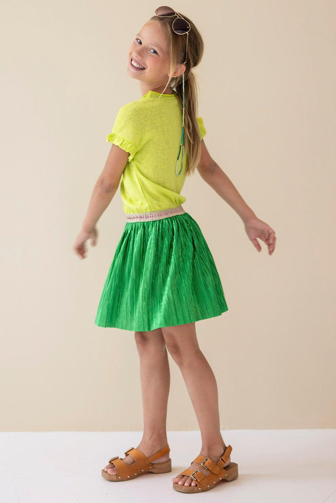 LikeFLO Skirt Vaiana Green Metallic - LikeFlo