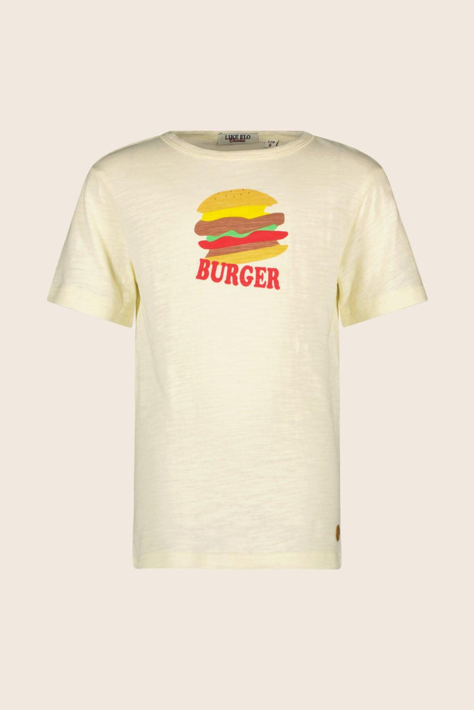 LikeFLO Boys Tee Hey Charlie Burger Milk - LikeFlo