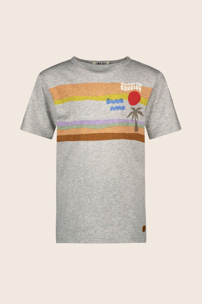 LikeFLO Boys Tee Hey Charlie Grey - LikeFlo