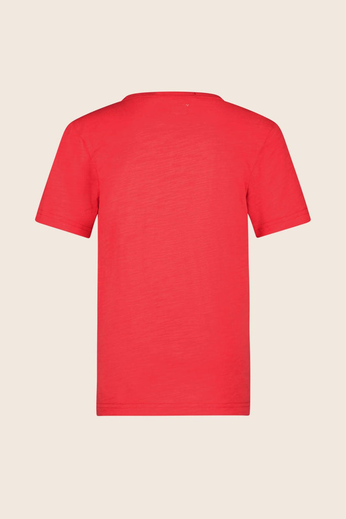 LikeFLO Boys Tee Hey Charlie Signal Red - LikeFlo