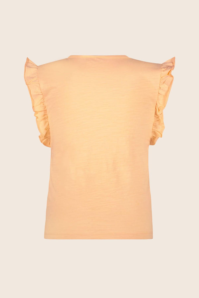 LikeFLO Top Gwen Ruffle Soft Peach - LikeFlo