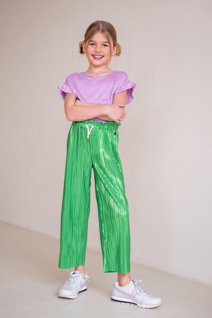 LikeFLO Trouser Paris Green Metallic - LikeFlo